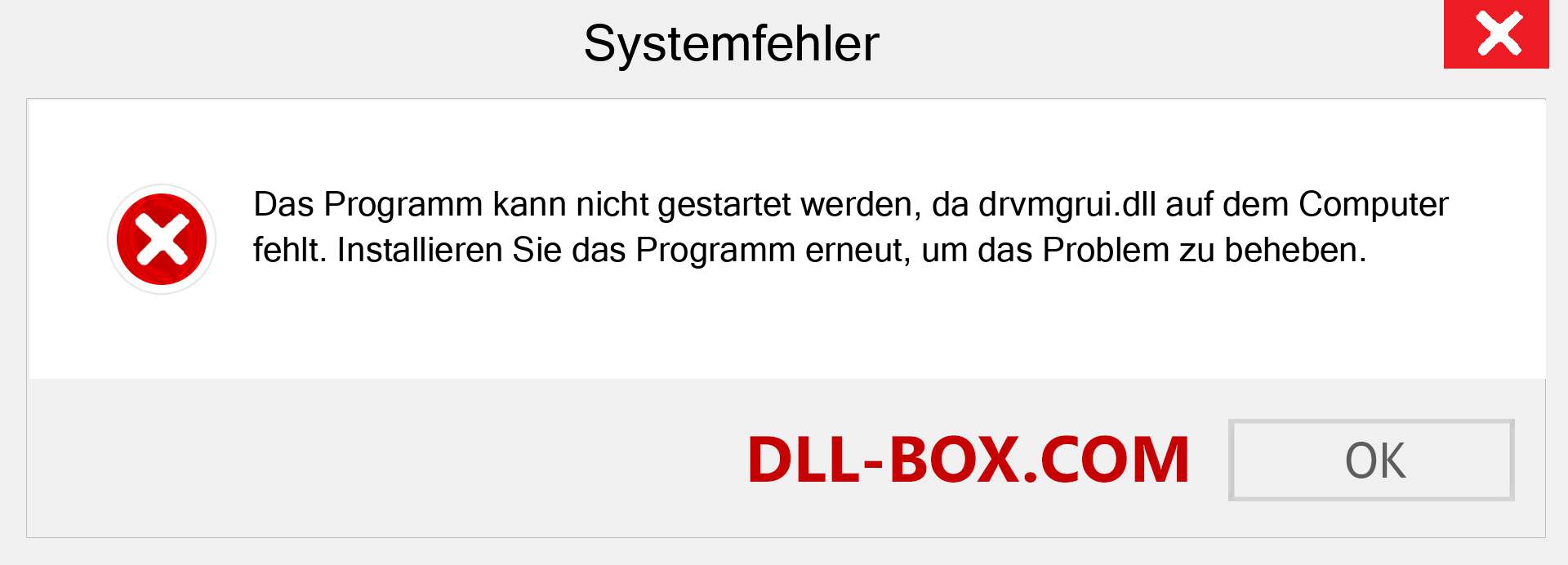 drvmgrui.dll-Datei fehlt?. Download für Windows 7, 8, 10 - Fix drvmgrui dll Missing Error unter Windows, Fotos, Bildern