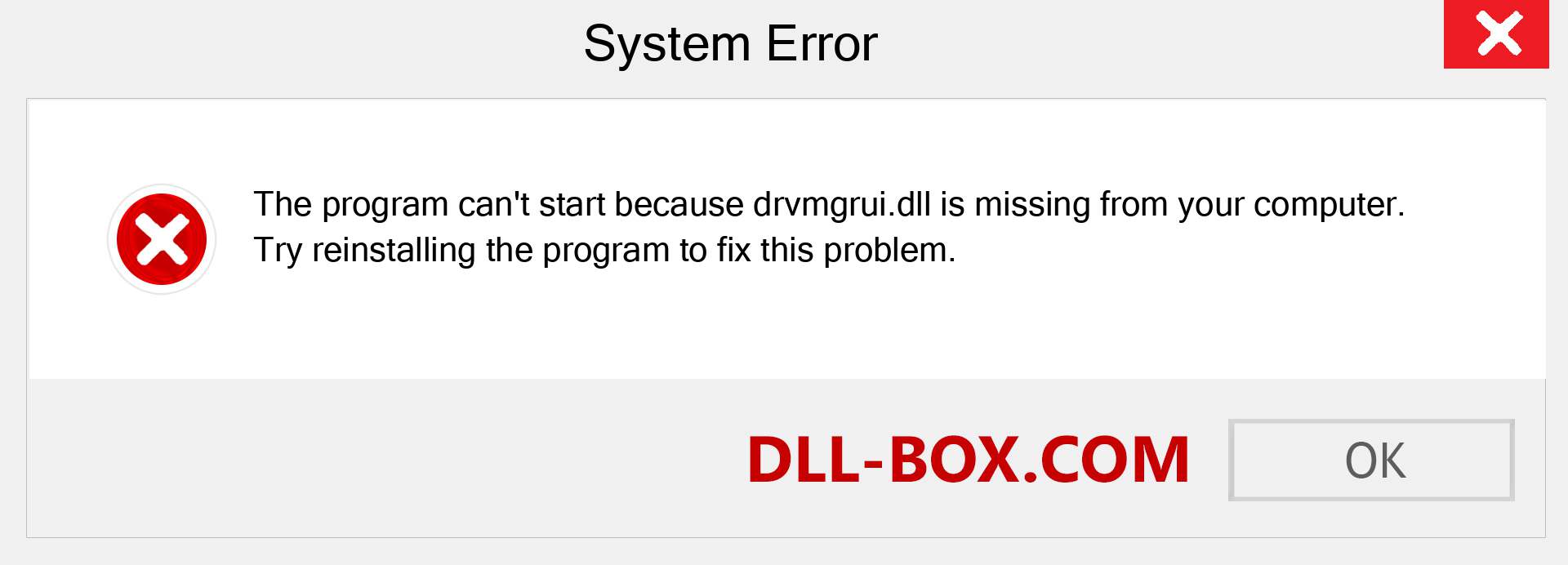  drvmgrui.dll file is missing?. Download for Windows 7, 8, 10 - Fix  drvmgrui dll Missing Error on Windows, photos, images